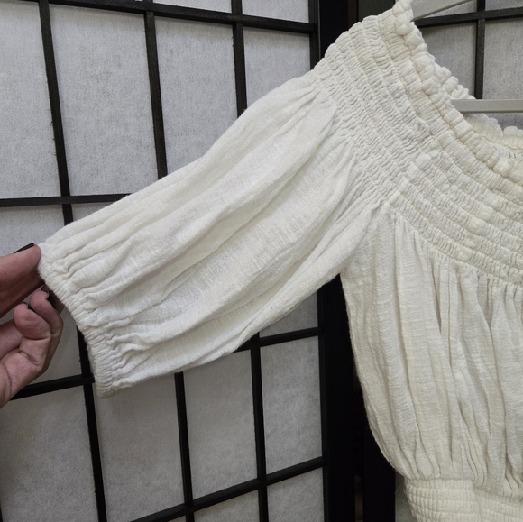 Free People We The Free - off shoulder peasant top size XS - Picture 5 of 10